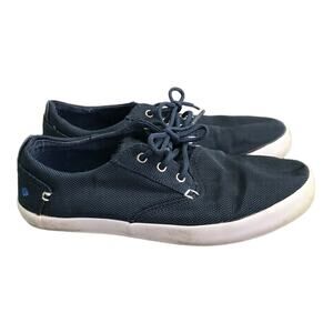 Sperry Bodie Sneakers Boys 5M Blue Canvas White Soul Lace Up Classic